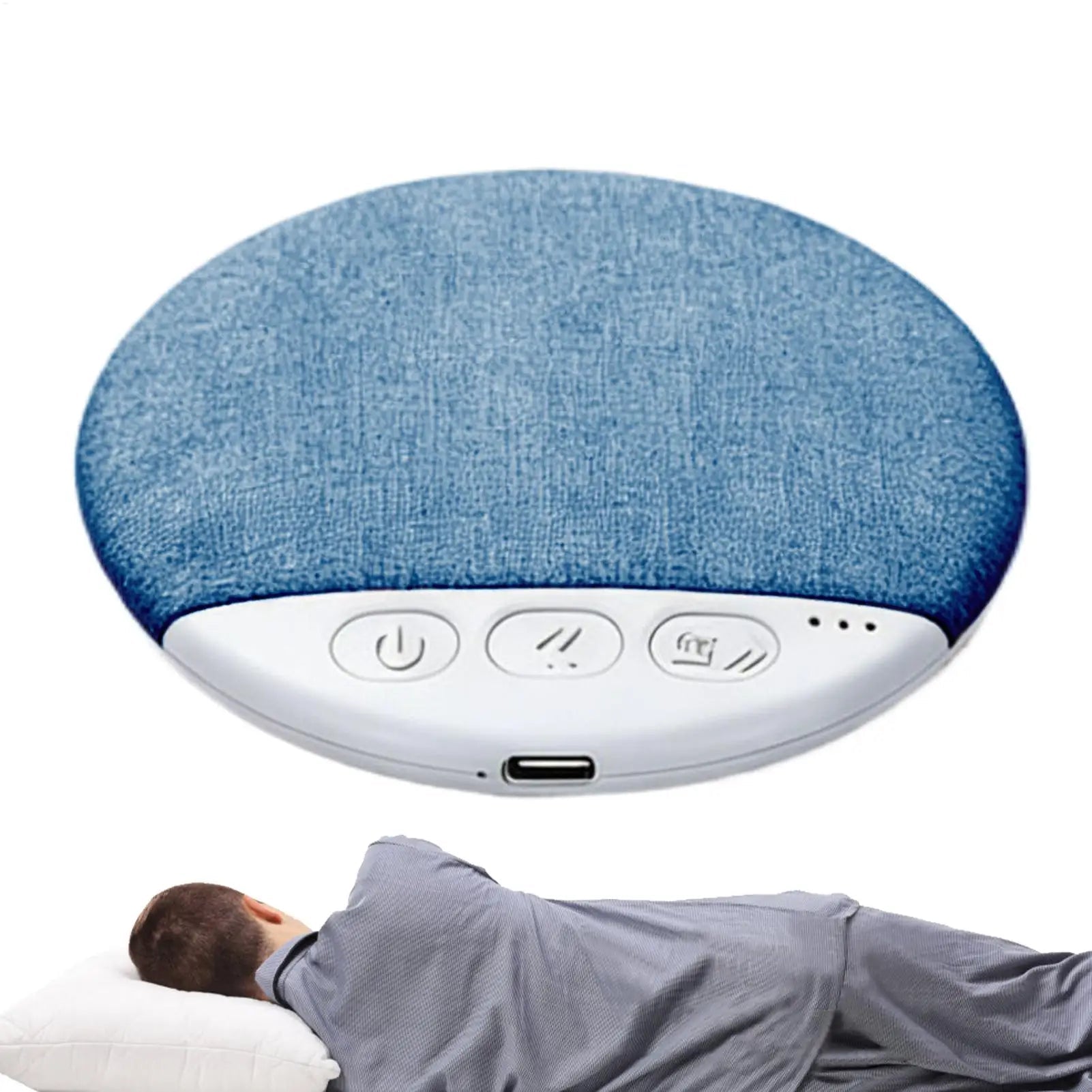 Under Pillow Bluetooth Speaker – Sleep Headphones, Bone Conduction White Noise Machine, Auto - Off Timer, USB - C - GiftMira
