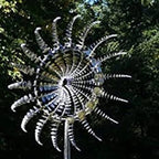 Unique And Magical Metal Windmill | Magic Metal Kinetic Sculpture - GiftMira