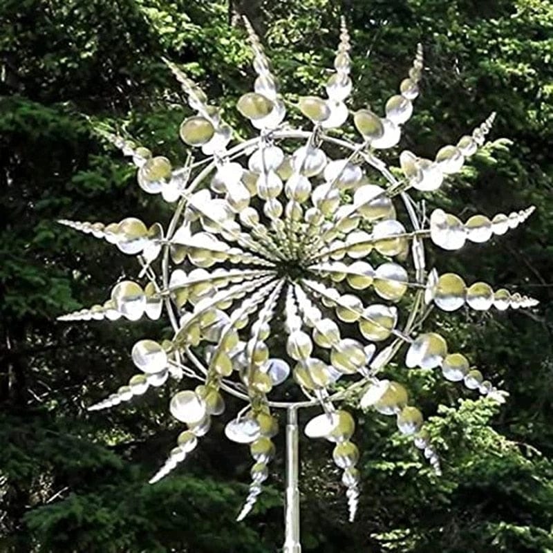 Unique And Magical Metal Windmill | Magic Metal Kinetic Sculpture - GiftMira