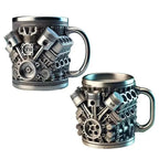 V8 Engines Stainless Steel Tankard Mug - GiftMira