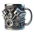 V8 Engines Stainless Steel Tankard Mug - GiftMira