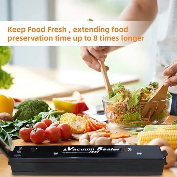 Vacuum Sealer Machine for Food – 60kPa Automatic Food Vacuum Sealer with Bags, Dry/Moist Modes, Digital Display - GiftMira