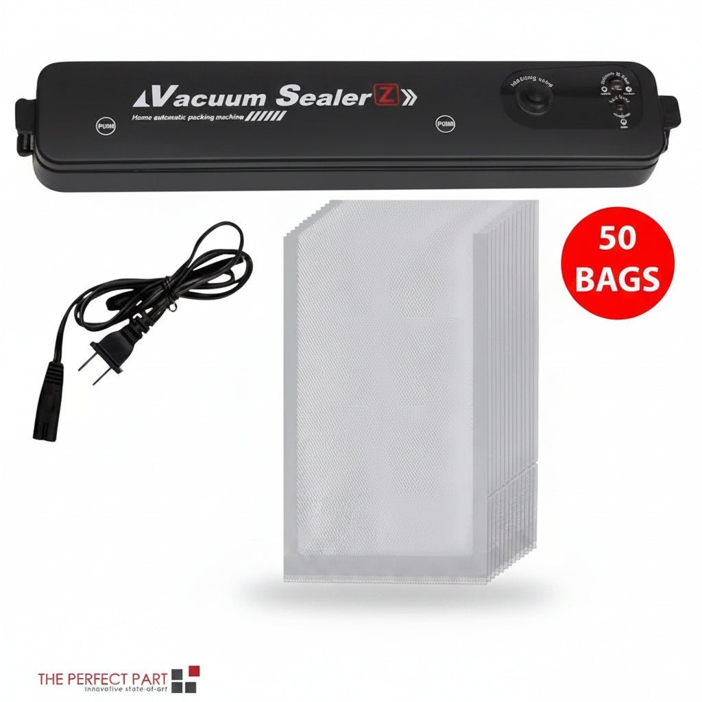 Vacuum Sealer Machine for Food – 60kPa Automatic Food Vacuum Sealer with Bags, Dry/Moist Modes, Digital Display - GiftMira
