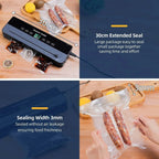 Vacuum Sealer Machine for Food – 65kPa Automatic Food Vacuum Sealer with Bags, Dry/Moist Modes, Digital Display - GiftMira