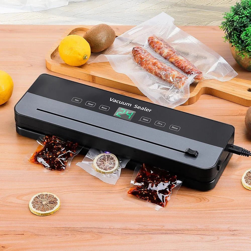 Vacuum Sealer Machine for Food – 65kPa Automatic Food Vacuum Sealer with Bags, Dry/Moist Modes, Digital Display - GiftMira