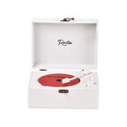 Vintage Leather CD Player Two - Way Bluetooth 5.0 6 - in - 1 USB Lossless Rechargeable Retro Suitcase Gift - GiftMira