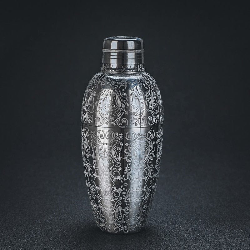 Vintage Stainless Steel Boston Cocktail Bar Shaker - GiftMira