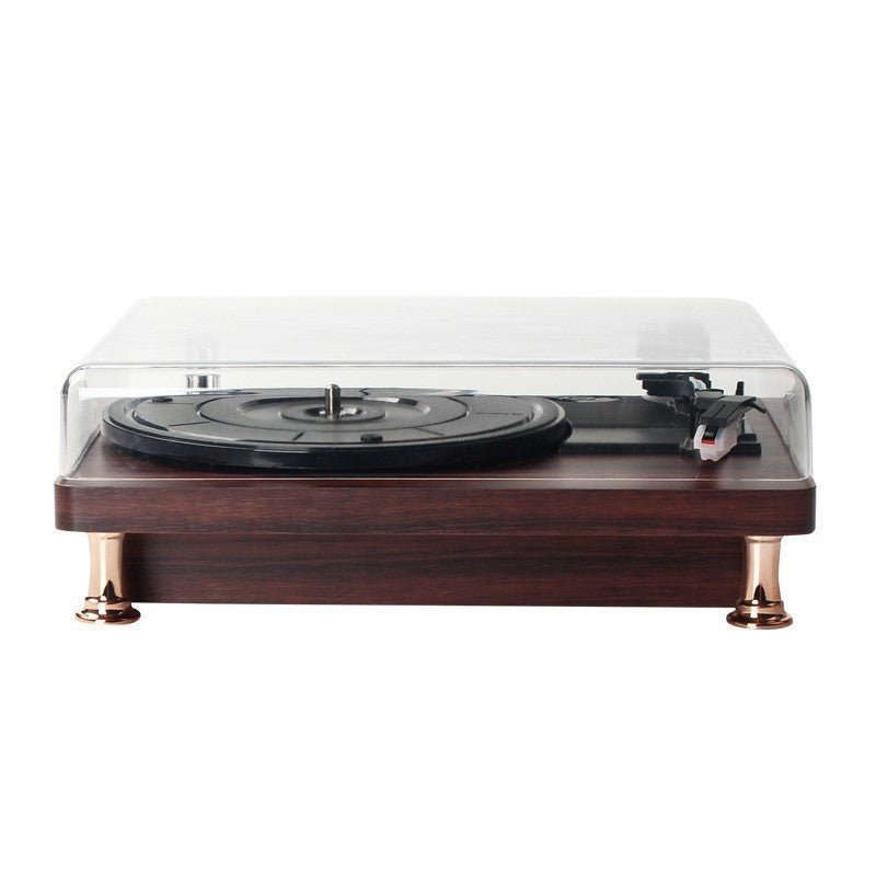 Vinyl Record Player Bluetooth Turntable Built - in Stereo Speakers 3 - Speed Belt Drive Wood - GiftMira