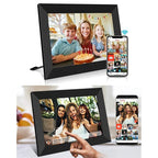 WiFi Digital Photo Frame 10 Inch – HD IPS Touch Screen 32GB Share Photos Remotely via App - GiftMira