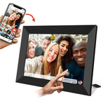 WiFi Digital Photo Frame 10 Inch – HD IPS Touch Screen 32GB Share Photos Remotely via App - GiftMira