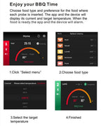 Wireless Bluetooth Meat Thermometer — Smart BBQ Probe for Grill, Smoker & Oven - GiftMira