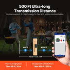 Wireless Smart Meat Thermometer — 500ft Bluetooth BBQ Probe for Grill, Smoker & Oven - GiftMira