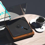 Wooden HiFi CD Player Bluetooth 5.1 SPDIF Optical USB Lossless Retro Desktop Audio No Speaker Remote - GiftMira