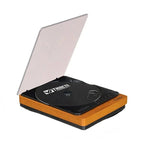 Wooden HiFi CD Player Bluetooth 5.1 SPDIF Optical USB Lossless Retro Desktop Audio No Speaker Remote - GiftMira
