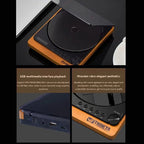 Wooden HiFi CD Player Bluetooth 5.1 SPDIF Optical USB Lossless Retro Desktop Audio No Speaker Remote - GiftMira