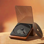 Wooden HiFi CD Player Bluetooth 5.1 SPDIF Optical USB Lossless Retro Desktop Audio No Speaker Remote - GiftMira