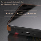 Wooden HiFi CD Player Bluetooth 5.1 SPDIF Optical USB Lossless Retro Desktop Audio No Speaker Remote - GiftMira