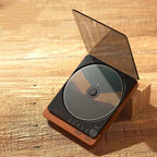 Wooden HiFi CD Player Bluetooth 5.1 SPDIF Optical USB Lossless Retro Desktop Audio No Speaker Remote - GiftMira