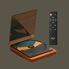 Wooden HiFi CD Player Bluetooth 5.1 SPDIF Optical USB Lossless Retro Desktop Audio No Speaker Remote - GiftMira