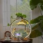 Zen Bonsai Tabletop Fountain — Indoor Waterfall with Mist & LED, Desk Décor Gift - GiftMira