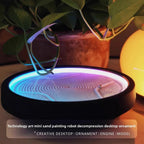 ZenSands Mini Desktop Sand Robot – Automatic Kinetic Sandscape - The Desktop "Infinite Zen" Machine - GiftMira